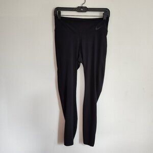 Ladies SZ M Nike Black Dri-Fit Leggings